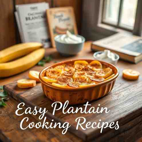 Gratin de Banane Plantain - Easy Plantain Cooking Recipes
